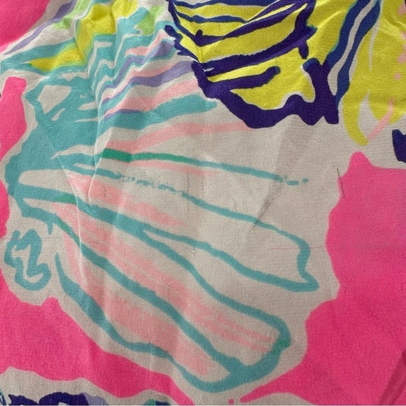 Lilly Pulitzer Elsa top in Kir Royal Pink Swept By The Tides Size XS - Picture 8 of 8
